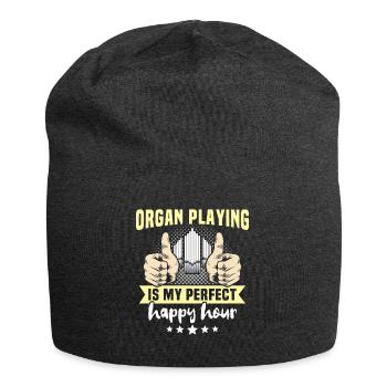 Organist Organist Organ - Jersey Beanie - charcoal grey - Front