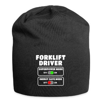 Forklift Driver Forklift Warehouse Forklift - Jersey Beanie - black - Front