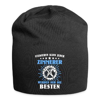 Zimmermann Zimmerer Zimmerleute - Jersey-Beanie - Schwarz - Vorne