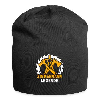 Zimmermann Zimmerer Zimmerleute - Jersey-Beanie - Schwarz - Vorne