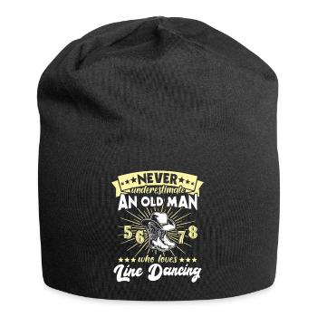 Underestimated Line Dance Man - Jersey Beanie - black - Front