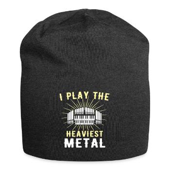 Church organist Organist Organist - Jersey Beanie - charcoal grey - Front