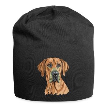 Rhodesian Ridgeback - Jersey Beanie - black - Front
