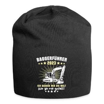 Opérateur de pelle hydraulique 2023 Pelle hydraulique - Bonnet en jersey - noir - Devant