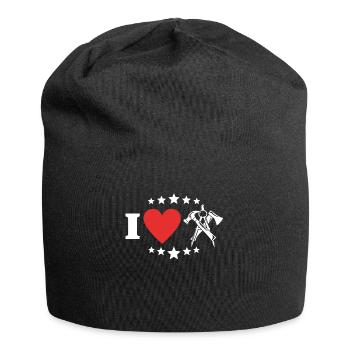 Zimmermann Liebe Schreiner Tischler - Jersey-Beanie - Schwarz - Vorne
