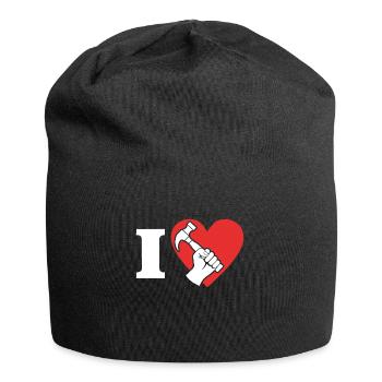 Zimmermann Liebe Schreiner Tischler - Jersey-Beanie - Schwarz - Vorne
