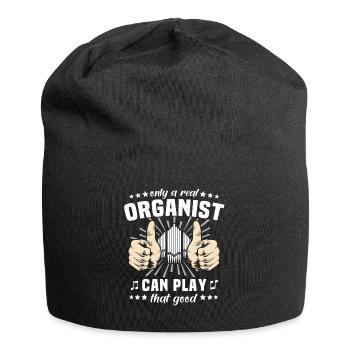 Orgelspieler Organist Orgel - Jersey-Beanie - Schwarz - Vorne
