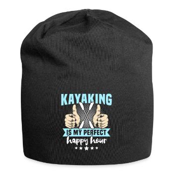 Kayak Kayakiste Kayak - Bonnet en jersey - noir - Devant