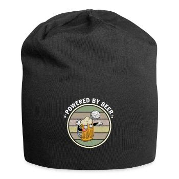 Volleyball Beer Beer Drinker Volleyball Coach - Jersey Beanie - black - Front
