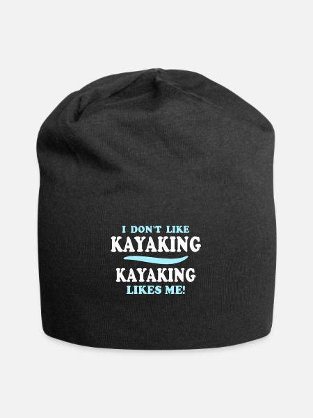 Kayaking Kayak - Jersey-Beanie - Schwarz