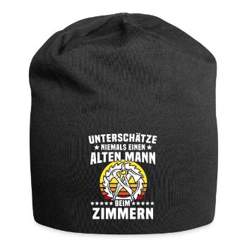 Zimmerer Zimmerleute Zimmermann - Jersey-Beanie - Schwarz - Vorne