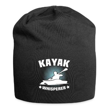 Kayak Flüsterer Kayaking - Jersey-Beanie - Schwarz - Vorne