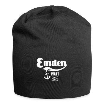 Emden Motif Emdener - Bonnet en jersey - noir - Devant