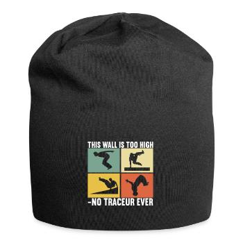 Parkour Freerunning - Bonnet en jersey - noir - Devant