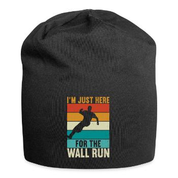 Parkour Freerunning - Jersey Beanie - black - Front
