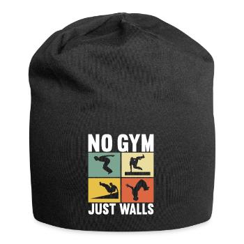 Parkour Freerunning - Jersey Beanie - black - Front