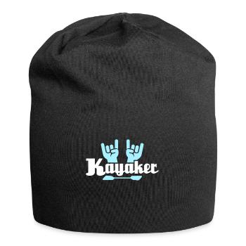Kayaker Kayaking Kayak - Jersey-Beanie - Schwarz - Vorne