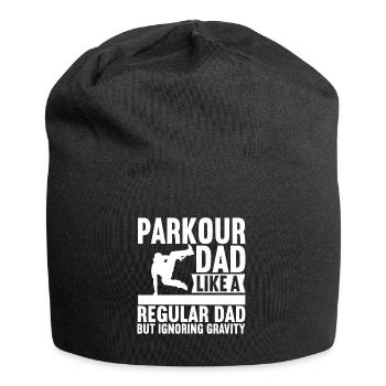 Parkour Freerunning - Jersey Beanie - black - Front