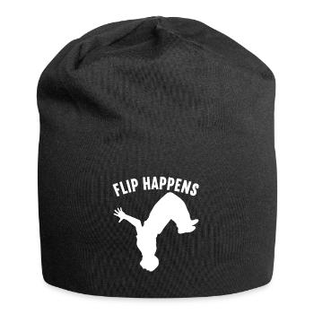 Parkour Freerunning - Jersey Beanie - black - Front