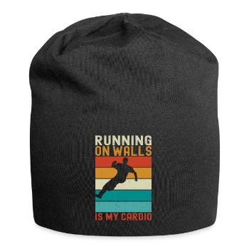 Parkour Freerunning - Bonnet en jersey - noir - Devant