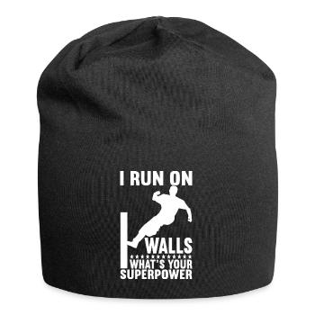 Parkour Freerunning - Jersey Beanie - black - Front
