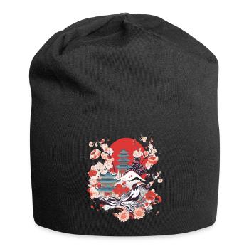 Folklore japonais - Bonnet en jersey - noir - Devant