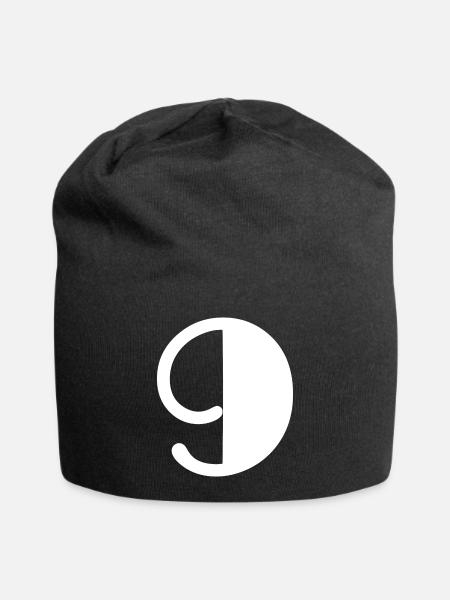 9 JAHRE. 9. JAHRESTAG. GEBURTSTAG 9 JAHRE. 9 - Jersey-Beanie - Schwarz
