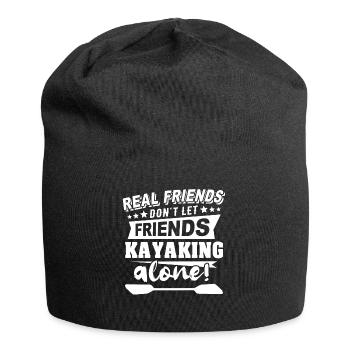 Kayakiste Kayak - Bonnet en jersey - noir - Devant