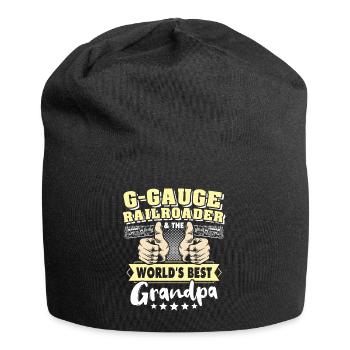 Voie ferrée de jardin G Opa - Bonnet en jersey - noir - Devant