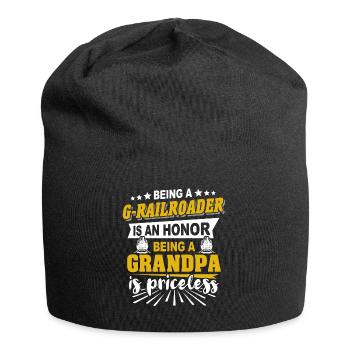 Voie ferrée de jardin G Opa - Bonnet en jersey - noir - Devant