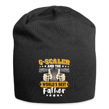 Garden railway gauge G Papa - Jersey Beanie - black - Front