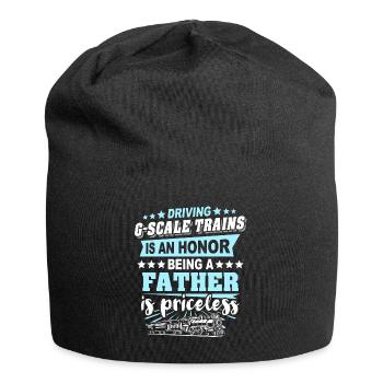 Voie ferrée de jardin G Papa - Bonnet en jersey - noir - Devant