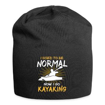 Kayaker Kayak Kayaking - Jersey-Beanie - Schwarz - Vorne