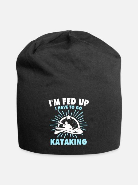 Kayaking Kayaker - Jersey-Beanie - Schwarz