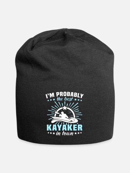 Kayaking Kayaker - Jersey-Beanie - Schwarz