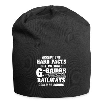 Spur G Modelleisenbahn Gartenbahn - Jersey-Beanie - Schwarz - Vorne