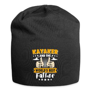 Kayak Papa Kayaking - Jersey Beanie - black - Front
