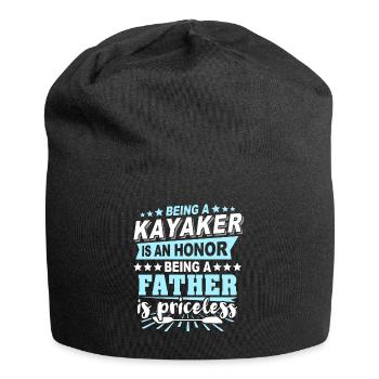 Kayak Papa Kayaking - Jersey Beanie - black - Front