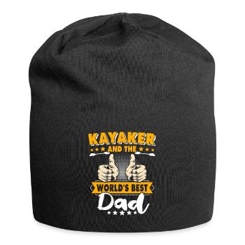 Kayak Papa Kayaking - Jersey Beanie - black - Front