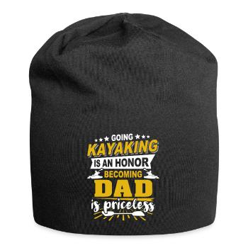 Kayak Papa Kayaking - Jersey Beanie - black - Front