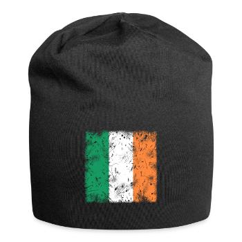Irland - Jersey-Beanie - Schwarz - Vorne