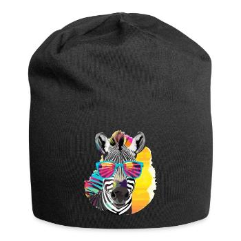 Mat le zèbre - Bonnet en jersey - noir - Devant