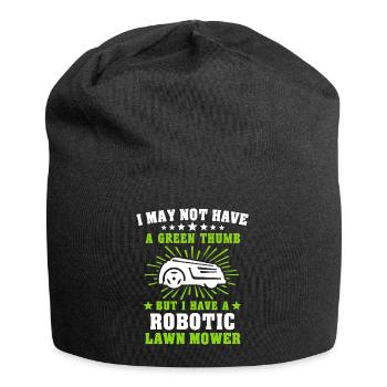 Tondeuse à gazon robotisée Tondeuse à gazon robotisée - Bonnet en jersey - noir - Devant