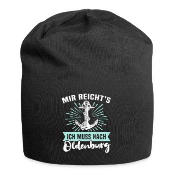 Oldenburger Sprüche Oldenburg - Jersey-Beanie - Schwarz - Vorne
