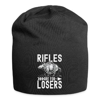Jäger Wildschwein Jagen - Jersey-Beanie - Schwarz - Vorne