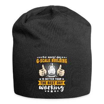 Gartenbahn Garteneisenbahn Spur G - Jersey-Beanie - Schwarz - Vorne