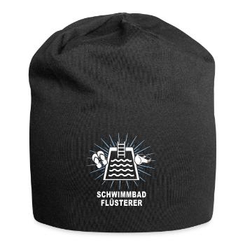Bademeister Schwimmmeister - Jersey-Beanie - Schwarz - Vorne