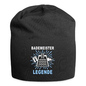 Bademeister Schwimmmeister - Jersey-Beanie - Schwarz - Vorne