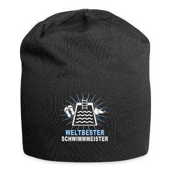 Bademeister Schwimmmeister - Jersey-Beanie - Schwarz - Vorne