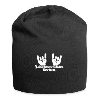 Bademeister Schwimmmeister - Jersey-Beanie - Schwarz - Vorne